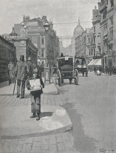 Cannon Street, 1891 av William Luker