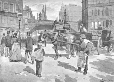 Ludgate Circus, 1891 av William Luker