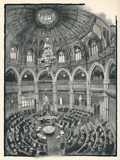 The Guildhall - Council Chamber, 1891 av William Luker