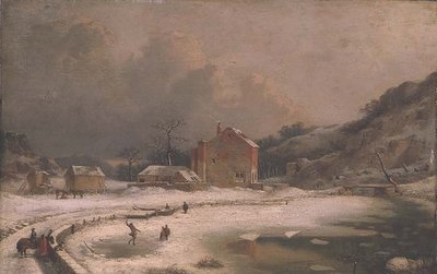 Vinterscene av William Malbon