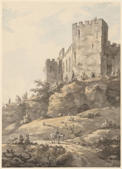 Ludlow Castle, Shropshire av William Marlow