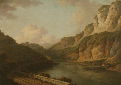Matlock, Derbyshire, ca. 1780 (olje på lerret) av William Marlow