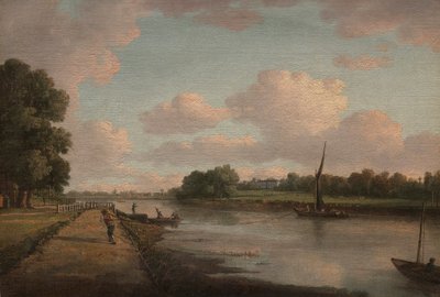 Utsikt over Themsen ved Richmond av William Marlow