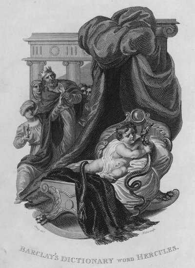 Barclays Dictionary, ord: Hercules (gravering) av William Marshall (after) Craig