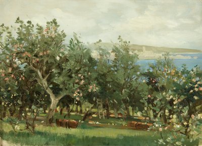 En eplehage (olje på lerret) av William Matthew Hale
