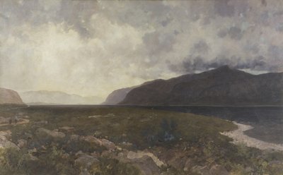 Loch Maree fra Grudie Bridge, ca. 1905 (olje på lerret) av William Matthew Hale