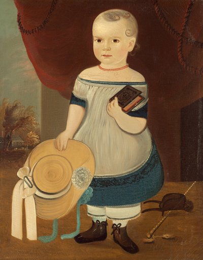 Barn med stråhatt, ca. 18461873. av William Matthew Prior