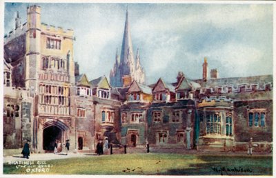 Brasenose College, Old Quad av William Matthison