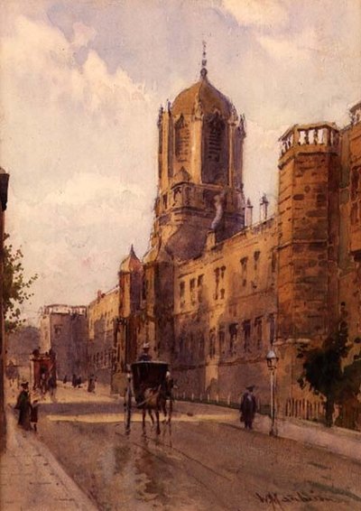 Christ Church, Oxford (akvarell på papir) av William Matthison