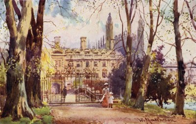 Clare College og Bridge fra Avenue av William Matthison