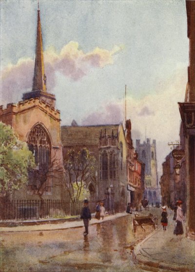 Market Street og Holy Trinity Church av William Matthison