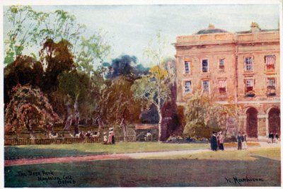 Hjorteparken, Magdalen College, Nybygg av William Matthison