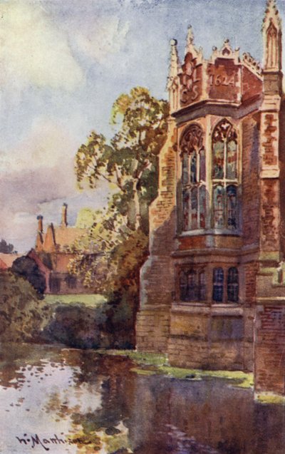 The Library Window, St Johns College, fra Sukkenes Bro av William Matthison
