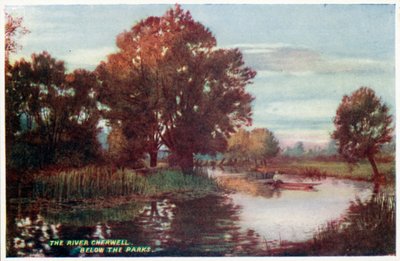 River Cherwell, nedenfor parkene av William Matthison