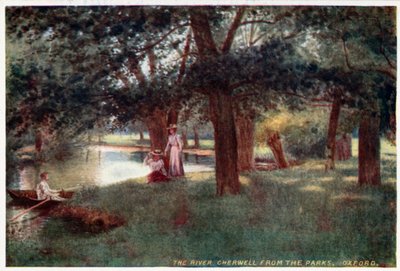The River Cherwell, fra Parks, Oxford av William Matthison