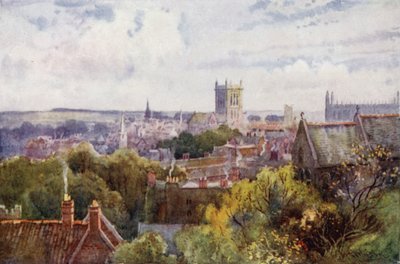 Utsikt over Cambridge fra Castle Hill av William Matthison
