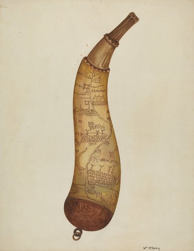 Pulverhorn, ca. 1940. av William McAuley