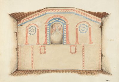 Veggmaleri Reredos, 1939. av William McAuley