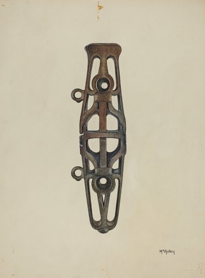 Pisksokkel, ca. 1937. av William McAuley