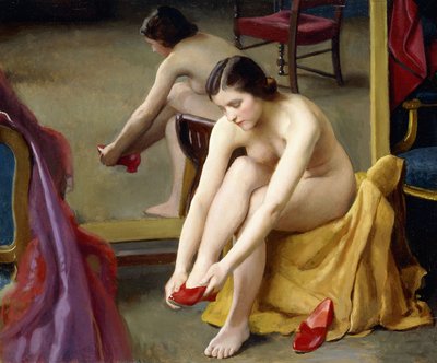 De røde muldyrene av William McGregor Paxton