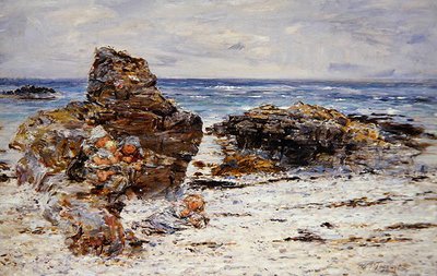 Cauldron Rocks (olje på lerret) av William McTaggart
