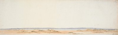 Skisse fra South Bank of the Rangitiki av William Mein Smith