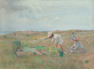 Innsamling av blomster av William Merritt Chase