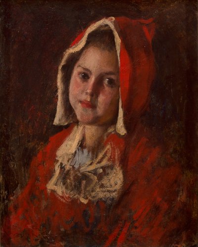 Rødhette (olje på lerret) av William Merritt Chase