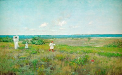 Nær stranden, Shinnecock av William Merritt Chase