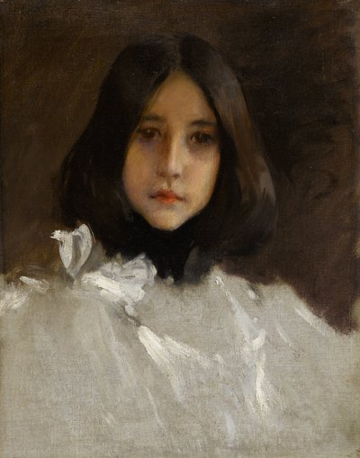 Kunstnerens datter Alice, ca. 1899 (olje på lerret) av William Merritt Chase