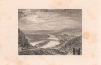 Rouen, fra St. Catherine's Hill av William Miller