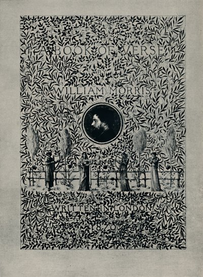 Tittelside til A Book of Verse, av William Morris, 1870. av William Morris