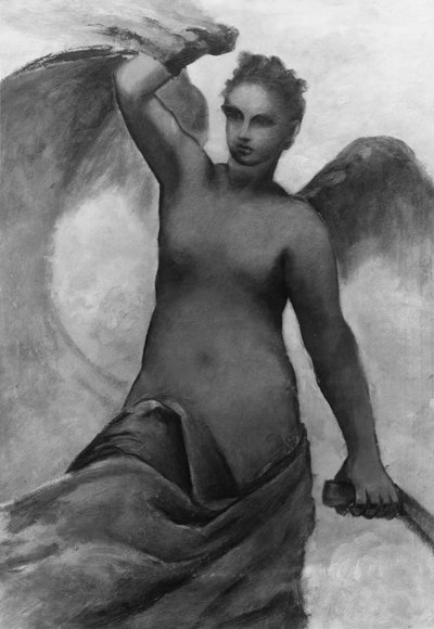 Fortune: A Study for "The Discoverer" av William Morris Hunt