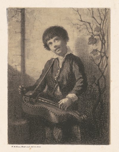 Hurdy-Gurdy-gutten av William Morris Hunt