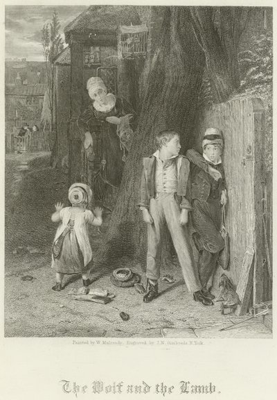 Ulven og Lammet av William Mulready