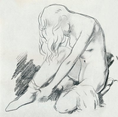 En figurstudie, 1900-tallet 1932 av William Newenham Montague Orpen