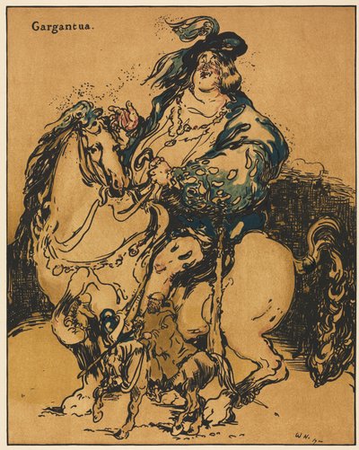 Romantikks karakterer: Gargantua av William Nicholson