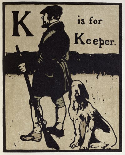 K er for Keeper, illustrasjon fra 
