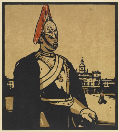 London-typer: Guardsman av William Nicholson