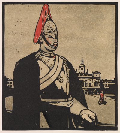 London-typer: Guardsman av William Nicholson