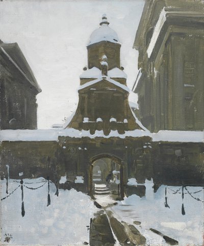 The Gate of Honour under Snow   1410042   no       norwegian Successfully Translated  Original: Two girls dressed as manzai performers, Edo period, 1773-1828. Translat: Two girls dressed as manzai performers, Edo period, 1773-1828. 1158083 no norwegian Suc av William Nicholson