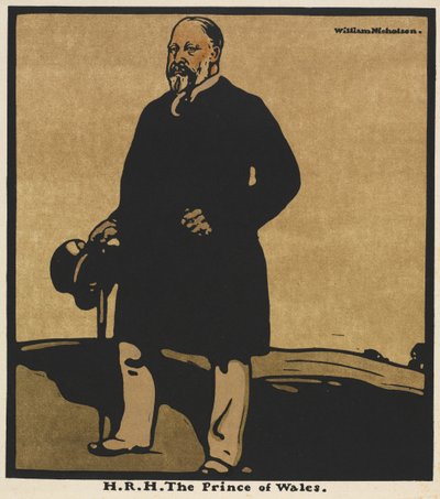 Tolv portretter: H.R.H. Prinsen av Wales av William Nicholson