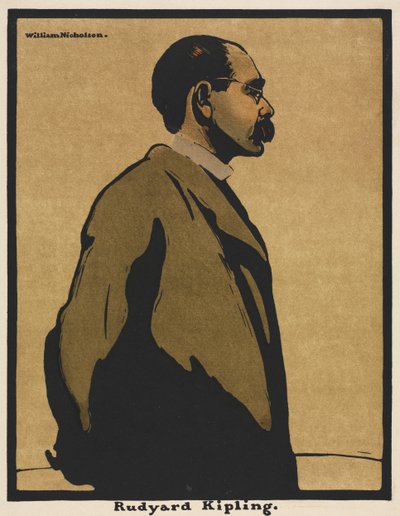 Tolv portretter: Rudyard Kipling av William Nicholson