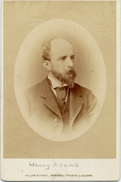 Henry Adams (1838–1918), amerikansk historiker (albumfoto) av William Notman