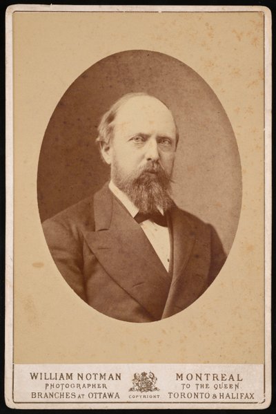 Portrett av Othniel Charles Marsh 1831-1879, cirka 1875. av William Notman