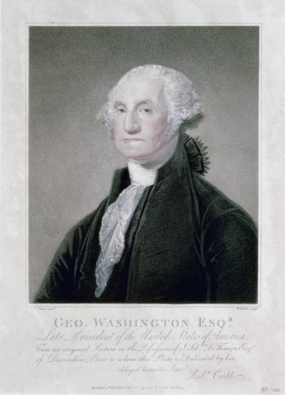 Portrett av George Washington, 1798 av William Nutter