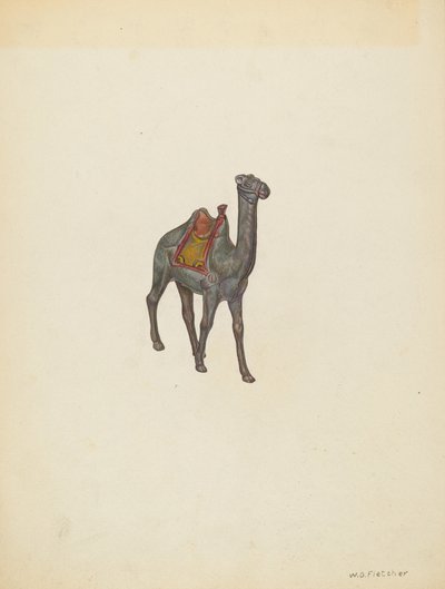 Bank Camel, ca. 1940. av William O. Fletcher