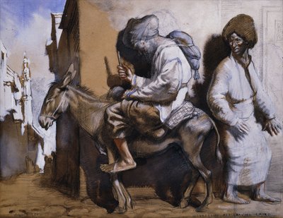 Noreddin Ali forlater Kairo, av William Orpen