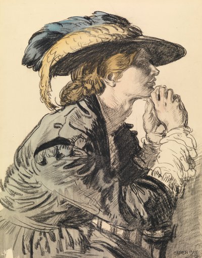 Portrett av en dame av William Orpen