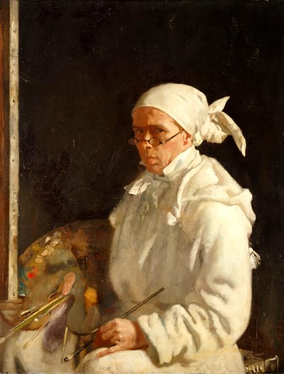 Maleren: Selvportrett med briller, 1907 av William Orpen